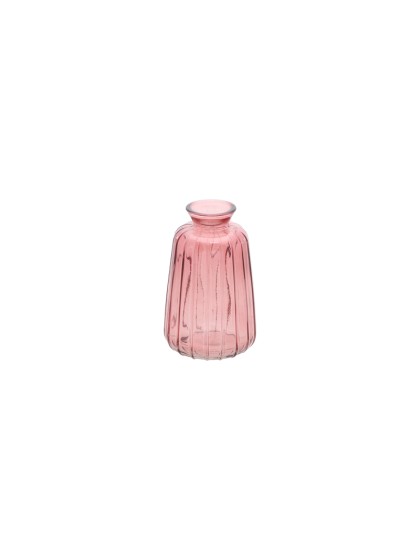 VASE VERRE VERONE ROSE D’AMBRE DIA 7CM X 11CM