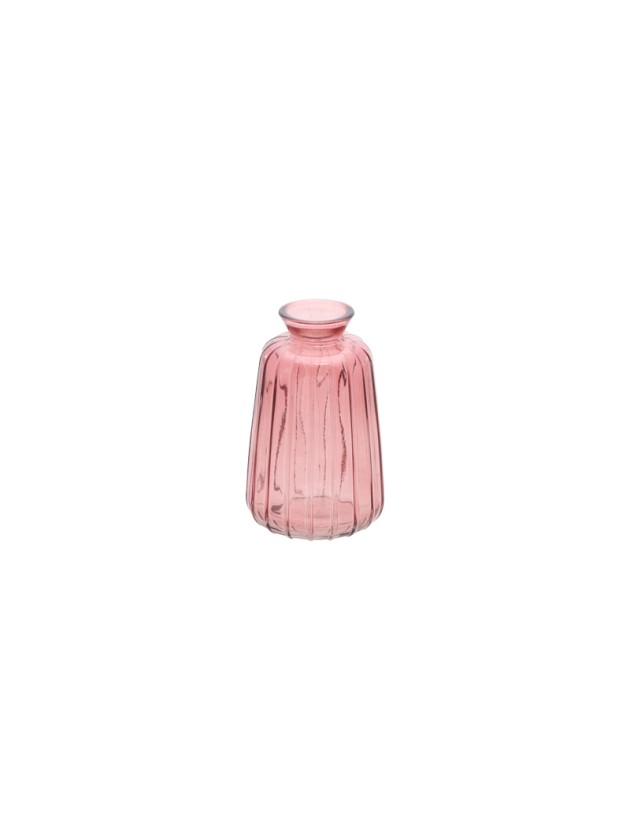 VASE VERRE VERONE ROSE D’AMBRE DIA 7CM X 11CM