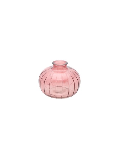 VASE VERRE BARI ROSE D’AMBRE DIA 11CM X 8.5CM
