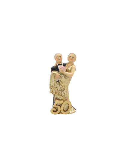PAAR KUNSTHARZ NOCES D’OR 3.5CM X 2.4CM X 8.6CM