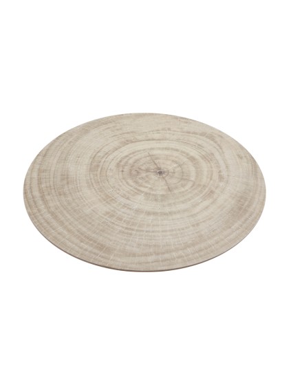 WOODEN PRINTED YOUNG TREE TRUNK PLACEMAT DIA 38CM