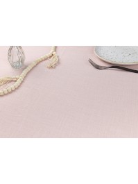 NAPPE COTON LAVE ROSE 125CM X 240CM