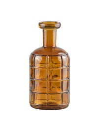 VASE NOVA 0.6L AMBER DIA 9CM X 19CM