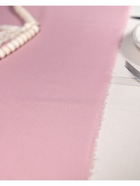 CHEMIN DE TABLE TOUCHE DE VENT ROSE D’AMBRE 28CM X 5M