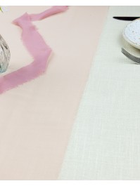 TISCHLÄUFER TOUCHE DE VENT ROSA PUDER 28CM X 5M