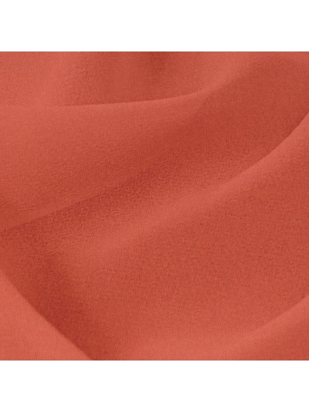 NAPPE PLIEE TOUCHE DE VENT TERRACOTTA 140CM X 240CM