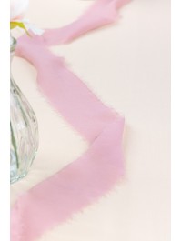 RUBAN TOUCHE DE VENT ROSE D’AMBRE 4CM X 5M