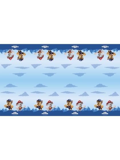 RECYCLED PAPER TABLECLOTH 40GSM PAW PATROL © 136CM X 228CM