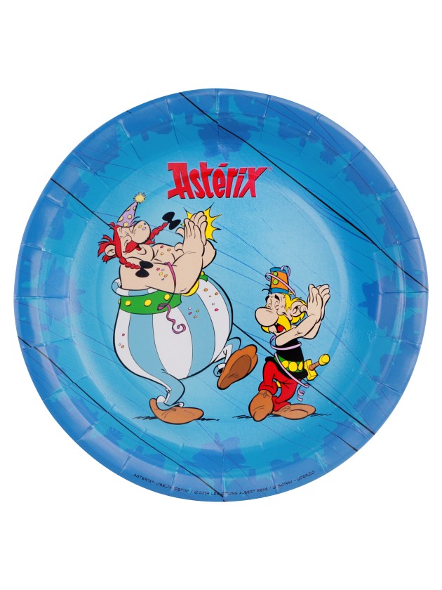 8 TELLER PLASTIC FREE ASTERIX® 23CM