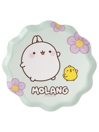 8 PLATES PLASTIC FREE MOLANG ©  23CM