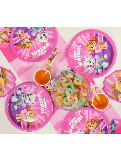 8 TELLER PLASTIC FREE PAW PATROL © 23CM