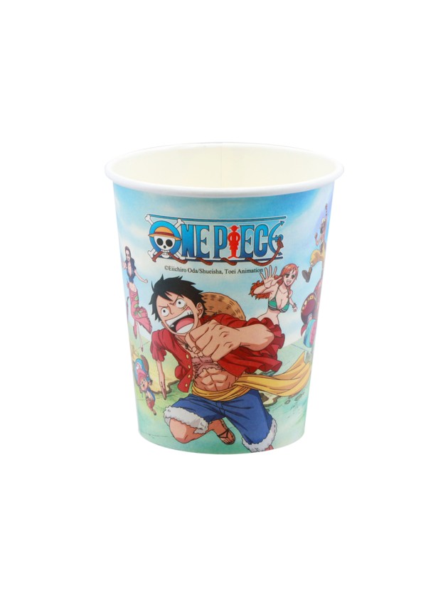 8 GOBELETS 250ML PLASTIC FREE ONE PIECE © DIA 5.2CM X 8.8CM / DIA HAUT 7.5CM