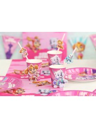8 BECHER 3D 250ML PLASTIC FREE PAW PATROL © DIA 5.2CM X 8.8CM / DIA HAUT 7.5CM