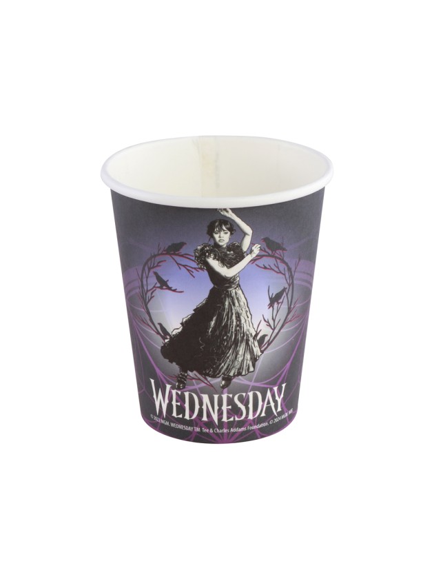 8 CUPS 250ML PLASTIC FREE WEDNESDAY © DIA 5.2CM X 8.8CM HT/ DIA TOP 7.5CM