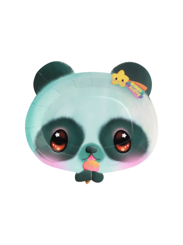 8 TELLER PLASTIC FREE PALLY PANDA BANGOBERRY © 18CM
