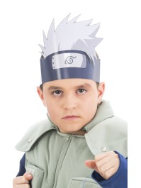 8 COIFFES PAPIER NARUTO/ KAKASHI 2 ASS NARUTO SHIPPUDEN © TU
