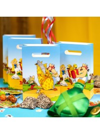 SET 4 SACS CADEAUX PAPIER ASTERIX® 15.8CM X 23.6CM