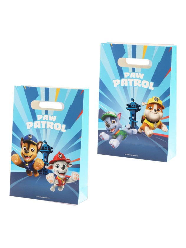 SET 4 SACS CADEAUX PAPIER PAT’PATROUILLE © 15.8CM X 23.6CM