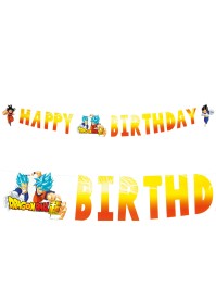 GUIRL PAPIER HAPPY BIRTHDAY DRAGON BALL SUPER © 200CM X 16CM