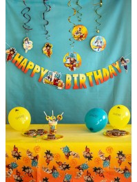 GUIRL PAPIER HAPPY BIRTHDAY DRAGON BALL SUPER © 200CM X 16CM