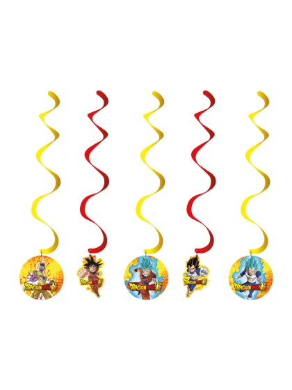 SET 5 SWIRLS DRAGON BALL SUPER © DIA 17CM X 60CM HT