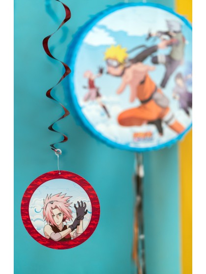 SET 5 HÄNGEDEKO SWIRLS NARUTO SHIPPUDEN © DIA 17CM X 60CM