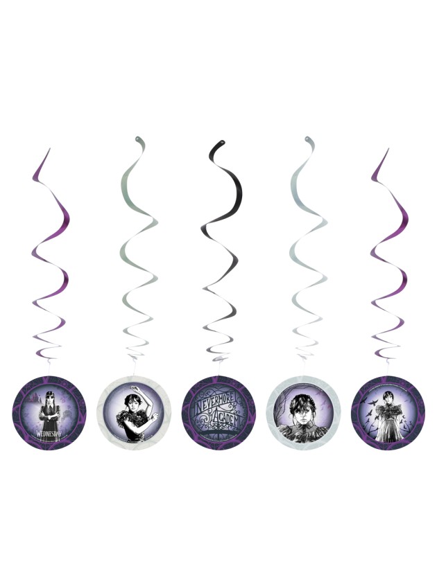 SET 5 SWIRLS WEDNESDAY © DIA 17CM X 60CM HT