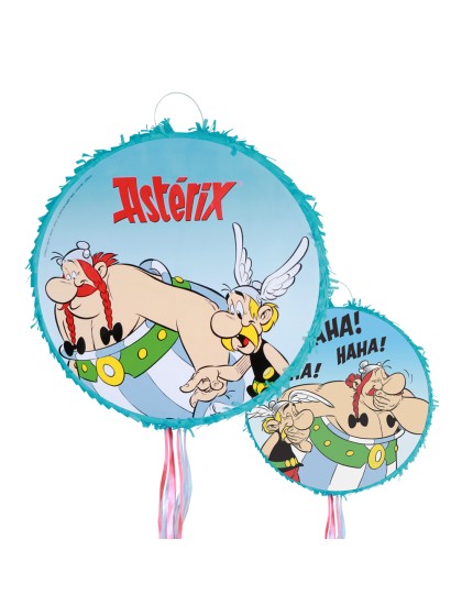 FOLDABLE BLUE PINATA TO PULL ASTERIX® DIA 40CM