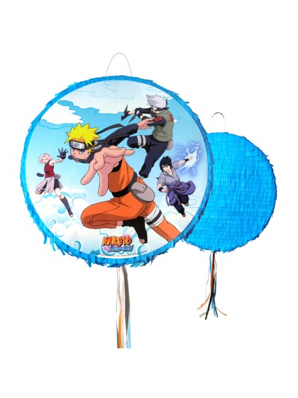 BLUE PINATA TO PULL NARUTO SHIPPUDEN © DIA 40CM