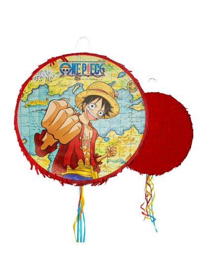 PINATA ROUGE A TIRER ONE PIECE © DIA 40CM