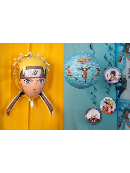 LATERNE JAPONAISE PAPIER NARUTO SHIPPUDEN © DIA 30CM X 30CM