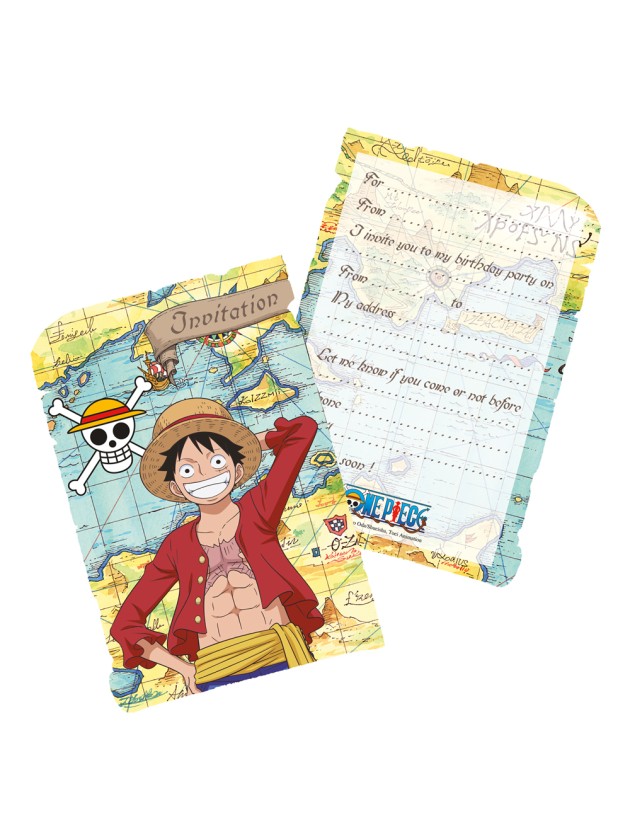 8 CARTONS INVITATION + ENV ONE PIECE ©(ENG) 14.5CM X 10CM