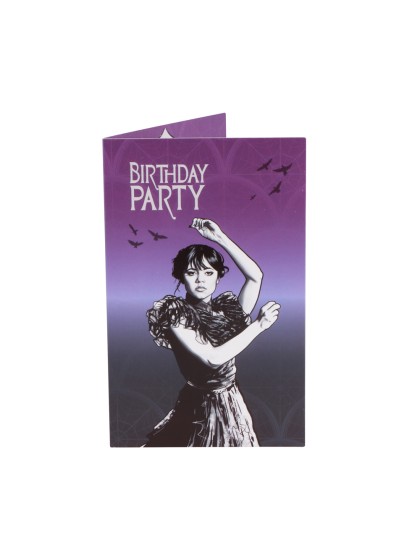 8 CARTONS INVITATION MERCREDI -WEDNESDAY © (ENG) 10CM X 16CM