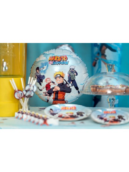FOLIENBALLONRUND NARUTO SHIPPUDEN © DIA 43CM