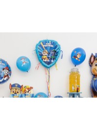 6 LATEX BALLONS 2 SORTIERT BLAU PAW PATROL © DIA 27CM