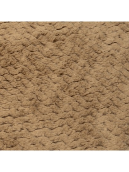 TISCHLÄUFER TEDDYFELL KAMEL DUNKEL 30CM X 3M