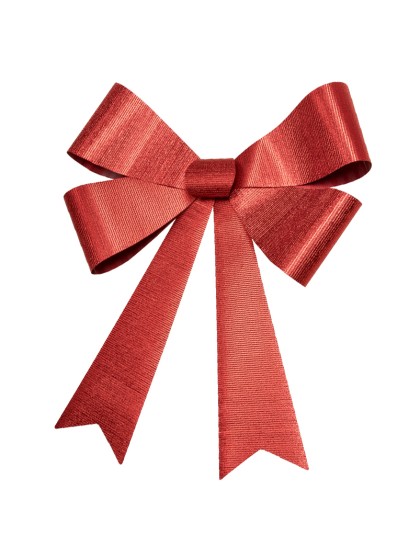 1 GIANT SHINY RED BOW 71CM X 86CM