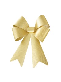 1 SCHLEIFE GOLD GLÄNZEND MAXI 50.8CM X 66CM