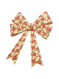 1 SCHLEIFE JUTE WEIHNACHTSSTERNE RIESEN 71CM X 86CM
