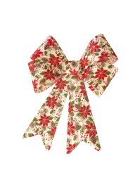 1 MAXI POINSETTIA BOW 50.8CM X 66CM