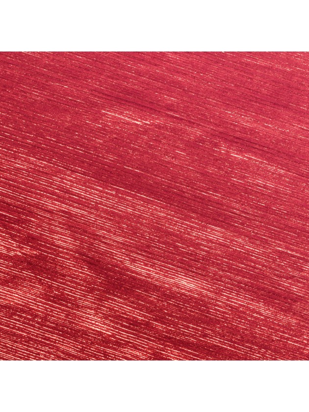 GLOWING RED LOOM TABLE RUNNER 28CM X 3M