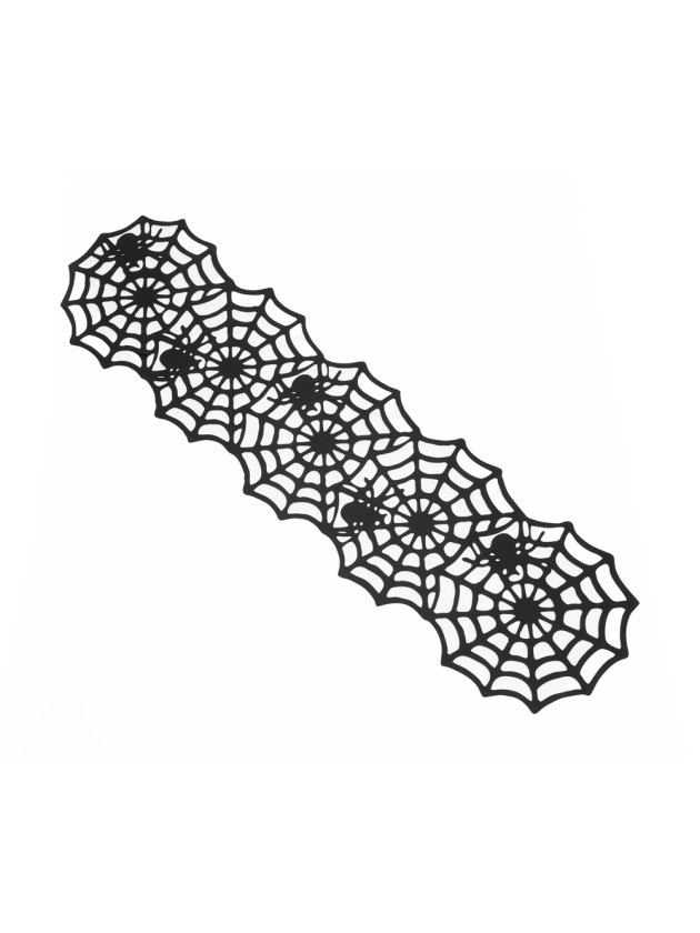 CHEMIN DE TABLE TOILE D’ARAIGNEE EN FEUTRINE 148CM X 41CM