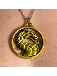 COLLIER MORTAL DRAGON BRONZE 