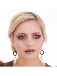 BOUCLES D’OREILLES TETE DE CORBEAU SQUELETTE 