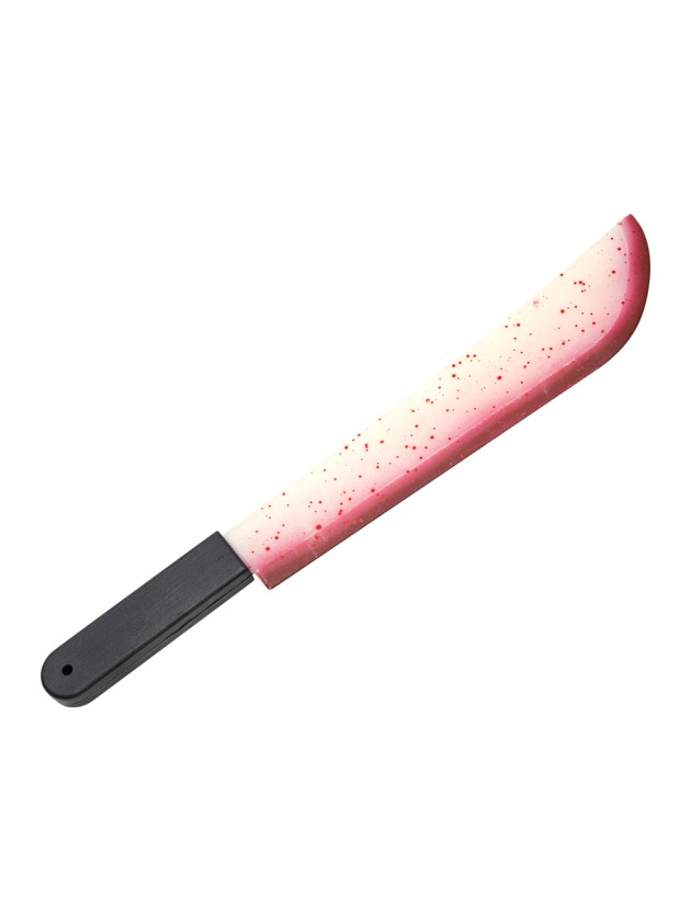 MACHETTE ENSANGLANTEE PHOSPHORESCENTE 54CM