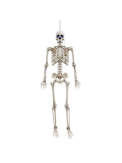 ARTICULATED SKELETON WITH LCD EYES 152CM