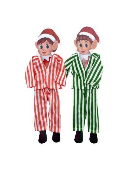PYJAMA FOR ELF BEHAVIN BADLY COL ASS RED AND GREEN 12.5CM X 0.5CM X 40CM