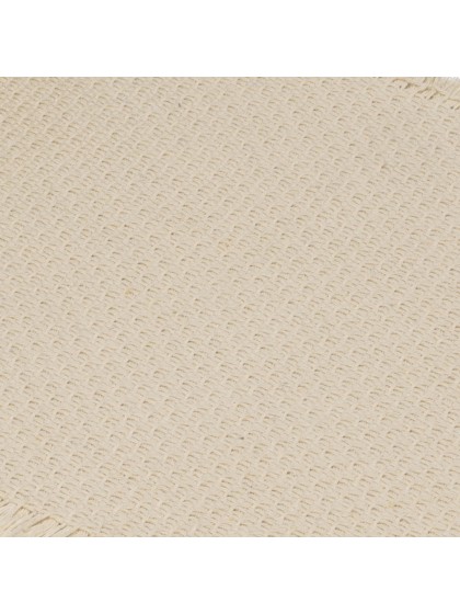 TISCHLÄUFER BAUMWOLLE AUTHENTIC WEISS CASSE 30CM X 3M