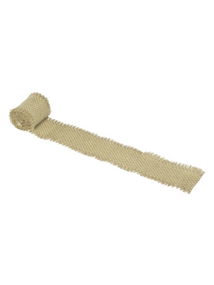 NATURAL BRAIDED JUTE RIBBON 10CM X 3M