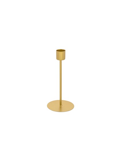 KERZENHALTER METALL GOLD DIA 7CM X 15CM